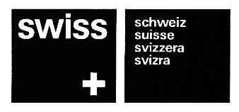 SWISS SCHWEIZ SUISSE SVIZZERA SVIZRA