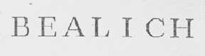 BEALICH