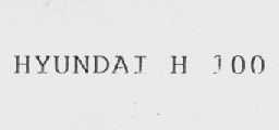 HYUNDAI H 100