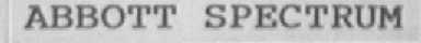 ABBOTT SPECTRUM