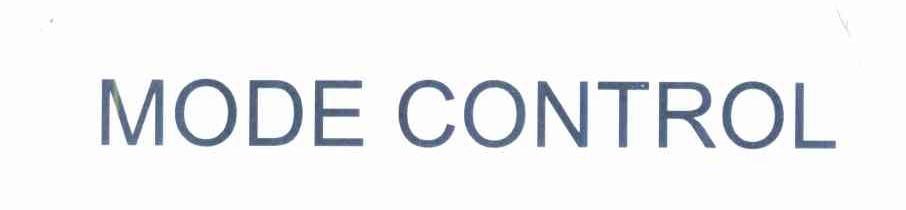 MODE CONTROL