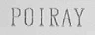 POIRAY