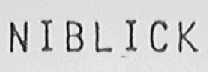 NIBLICK