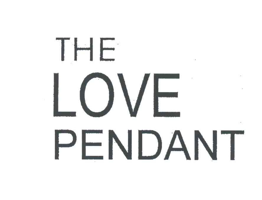 THE LOVE PENDANT