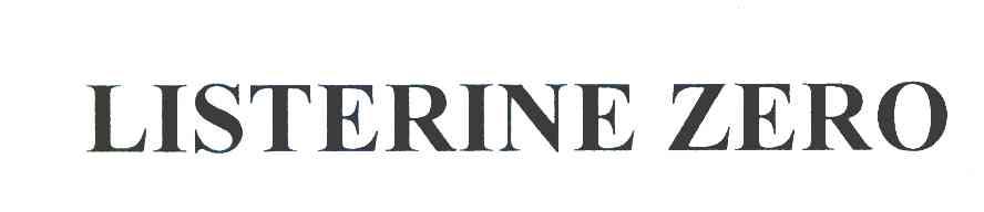 LISTERINE ZERO