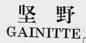 坚野  GAINITTE