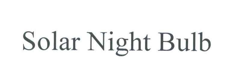 SOLAR NIGHT BULB