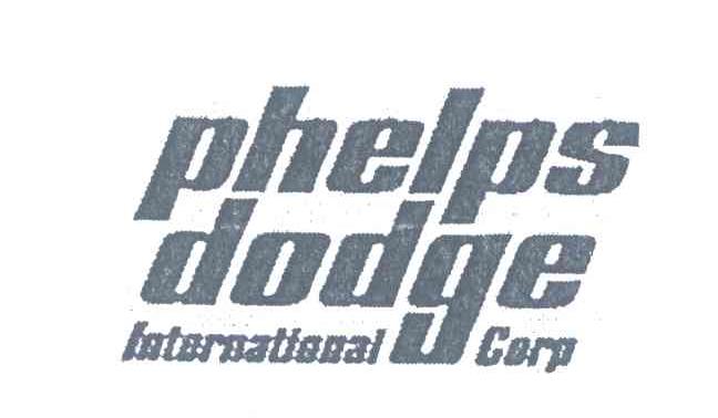 PHELPS DODGE INTERNATIONAL CORP