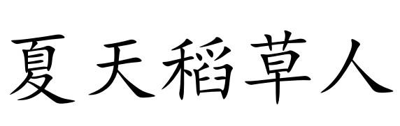 夏天稻香人