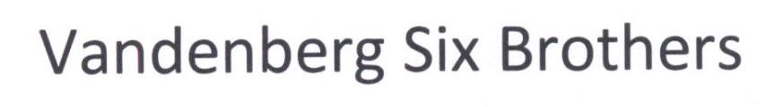VANDENBERG SIX BROTHERS