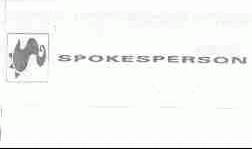 SPOKESPERSON