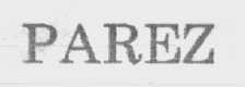 PAREZ
