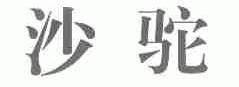 沙驼