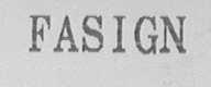 FASIGN