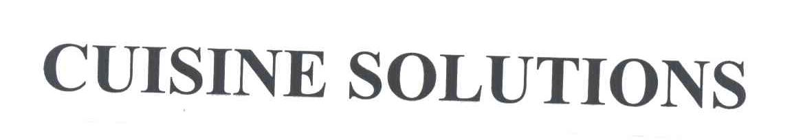 CUISINE SOLUTIONS