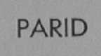 PARID