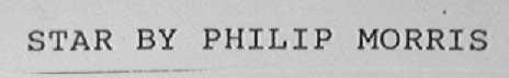 STAR BY PHILIP MORRIS