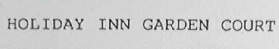 HOLIDAY INN GARDEN COURT