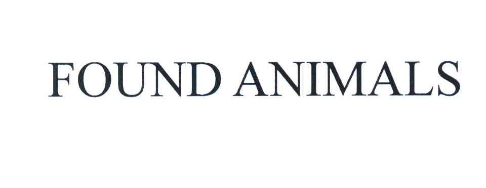 FOUND ANIMALS