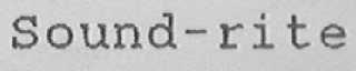 SOUND-RITE
