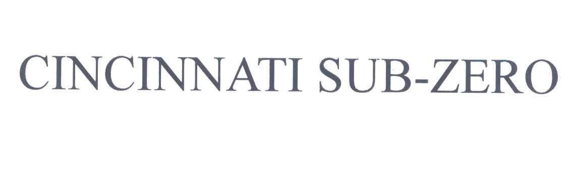 CINCINNATI SUB-ZERO