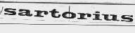 SARTORIUS
