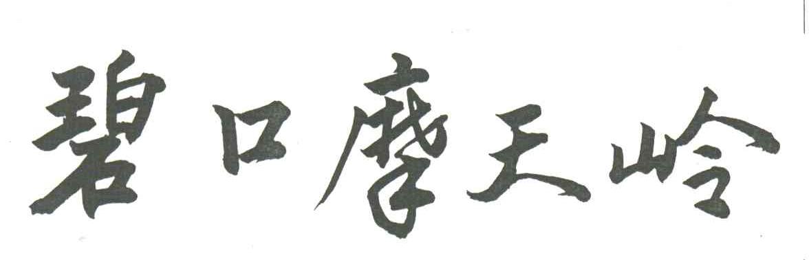 碧口摩天岭