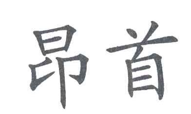 昂首