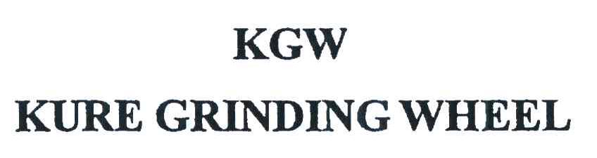 KGW KURE GRINDING WHEEL