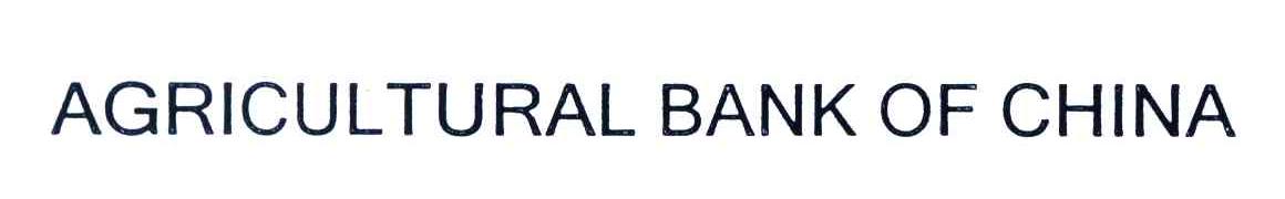 AGRICULTURAL BANK OF CHINA