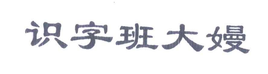 识字班大嫚