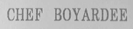 CHEF BOYARDEE
