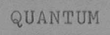 QUANTUM