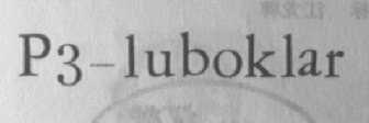 P3-LUBOKLAR