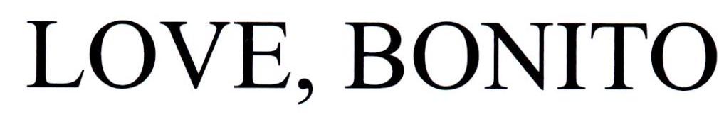 LOVE，BONITO