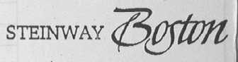 STEINWAY BOSTON