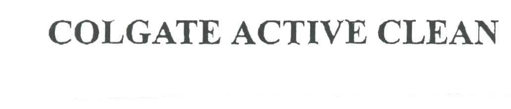COLGATE ACTIVE CLEAN