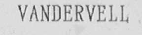 VANDERVELL