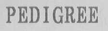 PEDIGREE