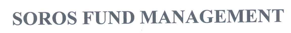 SOROS FUND MANAGEMENT