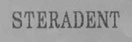 STERADENT