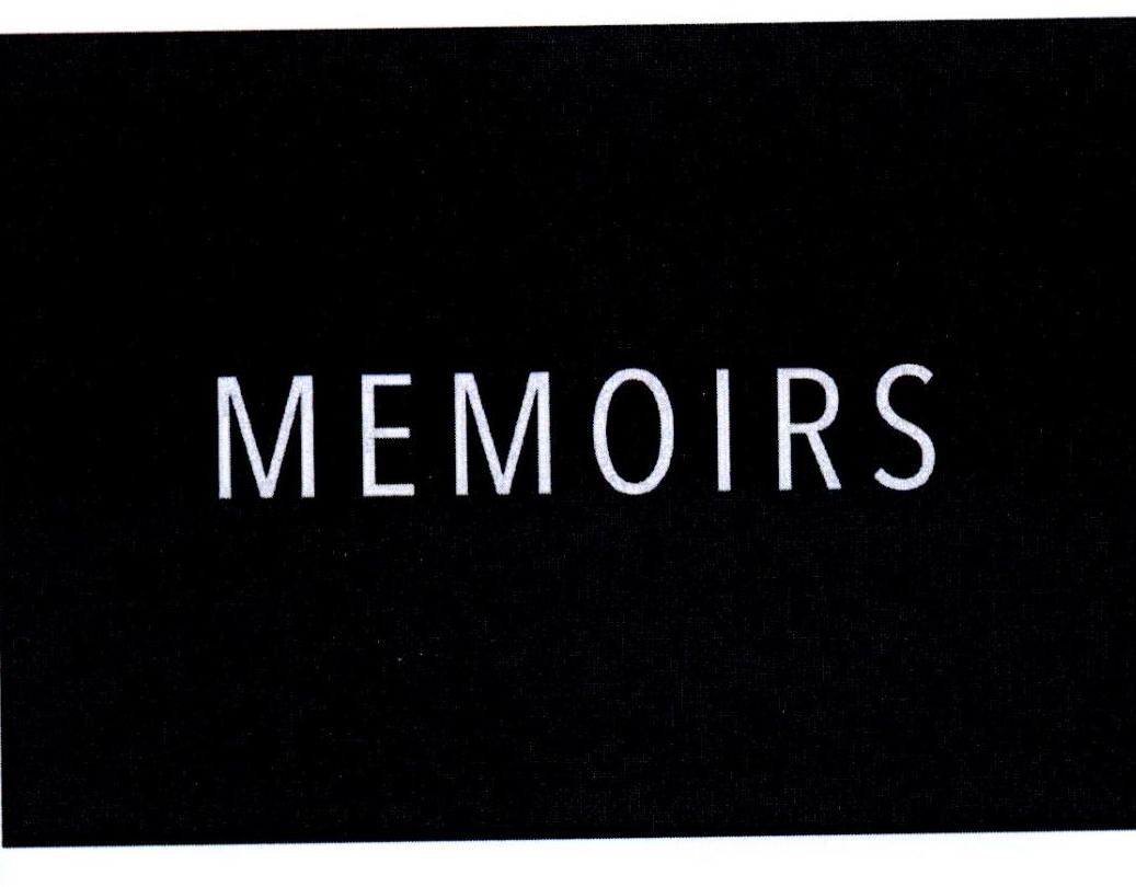 MEMOIRS
