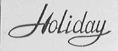 HOLIDAY