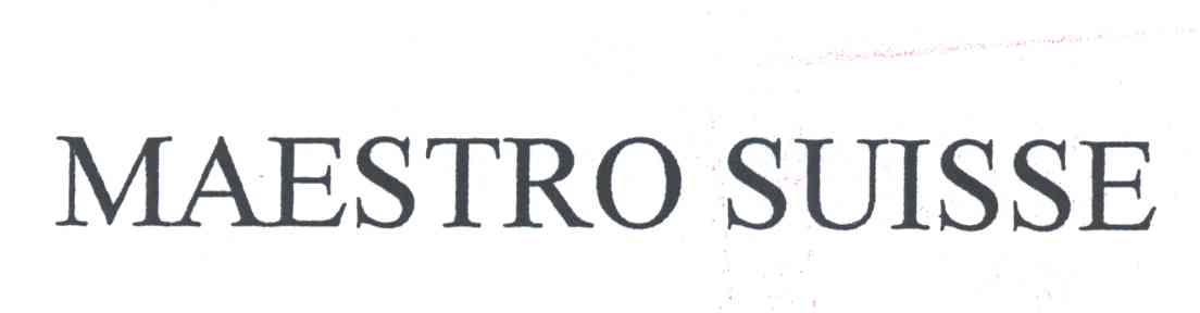 MAESTRO SUISSE