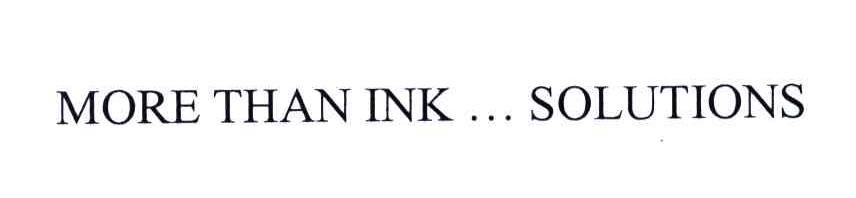 MORE THAN INK&hellip;SOLUTIONS