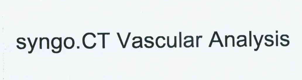 SYNGO.CT VASCULAR ANALYSIS
