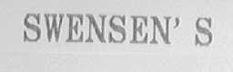 SWENSEN＇S