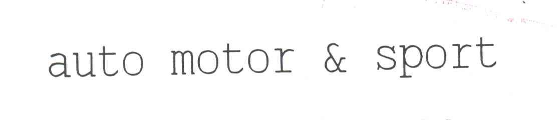 AUTO MOTOR SPORT