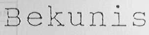 BEKUNIS