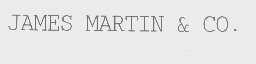 JAMES MARTIN & CO.